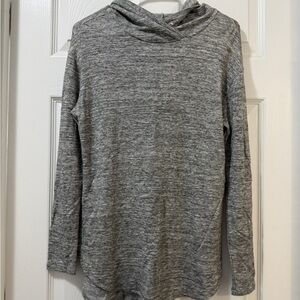 Daily Ritual Heather Gray Knit Top